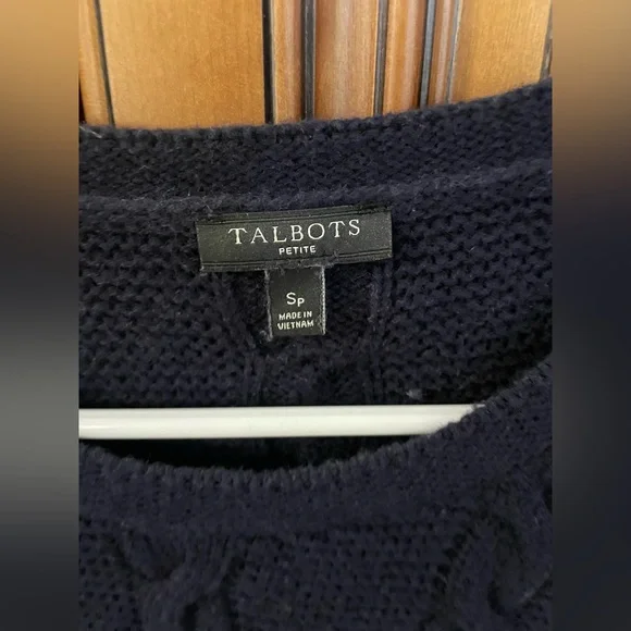 Talbots women’s cable knit sweater - Picture 5 of 6